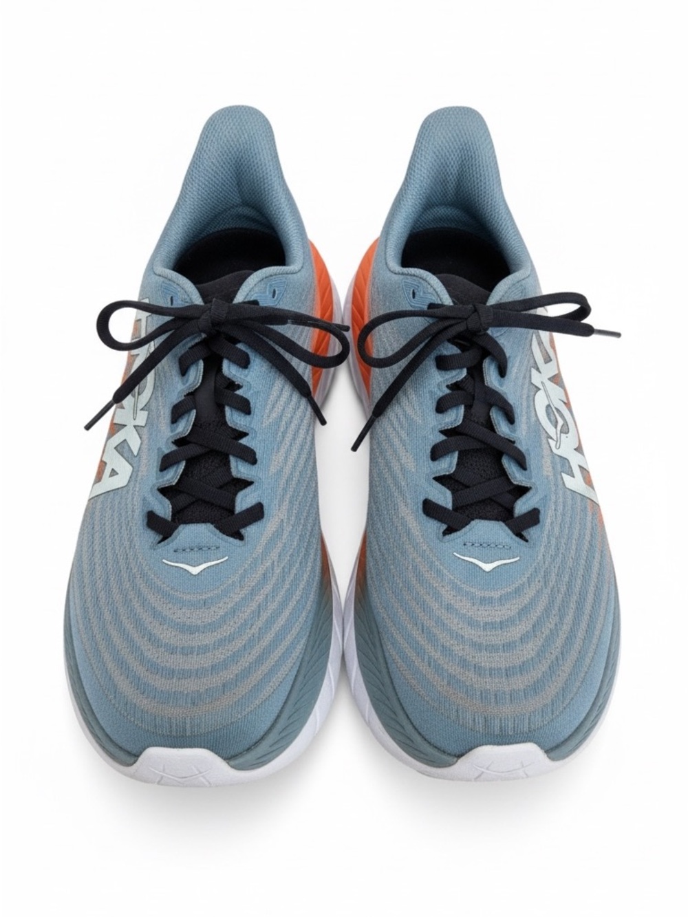 Hoka One One Mach 5 Running Shoes Mountain Spring Blue Orange Size 9D
